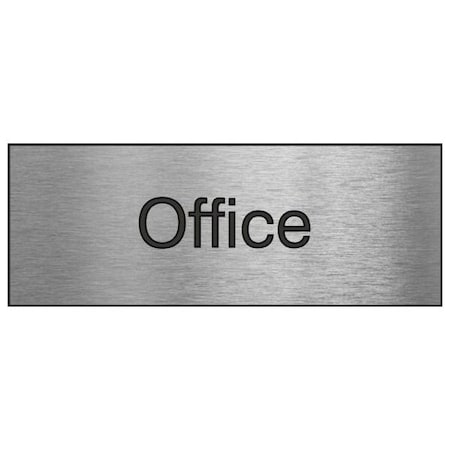 Accuform Office, Engraved Plastic, 3 in x 8 in PSG824SL